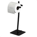 Ver imagem 1 de Porta Papel Higiênico de Chão Single Suporte Para Papel Oslo:Preto