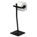Ver imagem 2 de Porta Papel Higiênico de Chão Single Suporte Para Papel Oslo:Preto