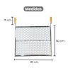Grelha Especial Inox Moeda 50x45 para Churrasco Cabo Madeira - Gudim - 3