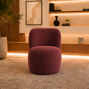Ver imagem 2 de Poltrona Decorativa Bia Orgânica Suede Recepção Sala Estar Quarto