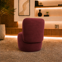 Ver imagem 5 de Poltrona Decorativa Bia Orgânica Suede Recepção Sala Estar Quarto