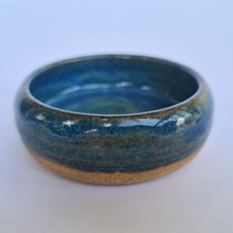 Mini Bowl Azul pequenas porções mel, granola, geleia 20ml - 7