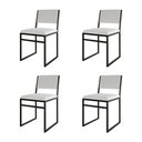 Ver imagem 1 de Kit 4 Cadeiras de Jantar Industrial Isa Assento Corino Branco