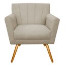 Ver imagem 3 de Kit Diva Recamier Vanessa 140cm Lado Esquerdo e 02 Poltronas Laura Suede - Doce Sonho Móveis RECAMIE