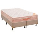 Ver imagem 1 de Cama Box King: Colchão Espuma Ortobom Viscomemory + Base Crc Suede Clean(193x203)