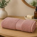 Ver imagem 1 de Toalha Banho Fio Penteado Canelado Rosa 3255 Buddmeyer
