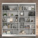 Ver imagem 2 de Estante para Livros 8 Prateleiras Branco Tx Cj-005 - Hecol Móveis