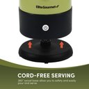 Ver imagem 3 de Elite Gourmet Percolador Vintage, 12 Xícaras, Retro Verde, Aço Inox e Manuseio Seguro