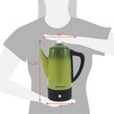 Ver imagem 5 de Elite Gourmet Percolador Vintage, 12 Xícaras, Retro Verde, Aço Inox e Manuseio Seguro