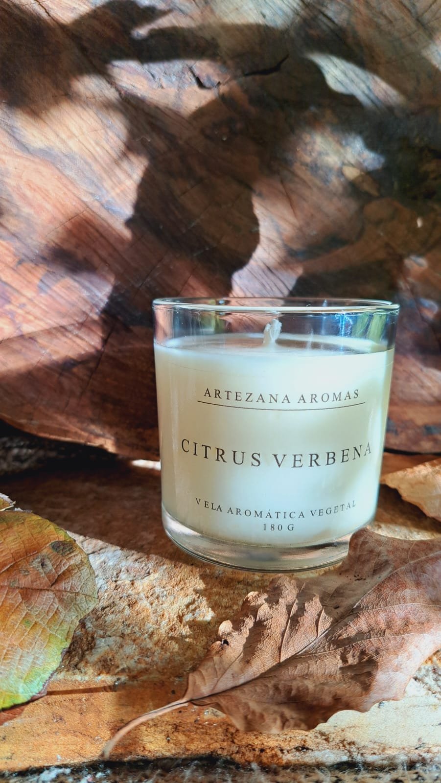 Vela Cítrus Verbena - 180g Artezana Aromas Linha Clássica