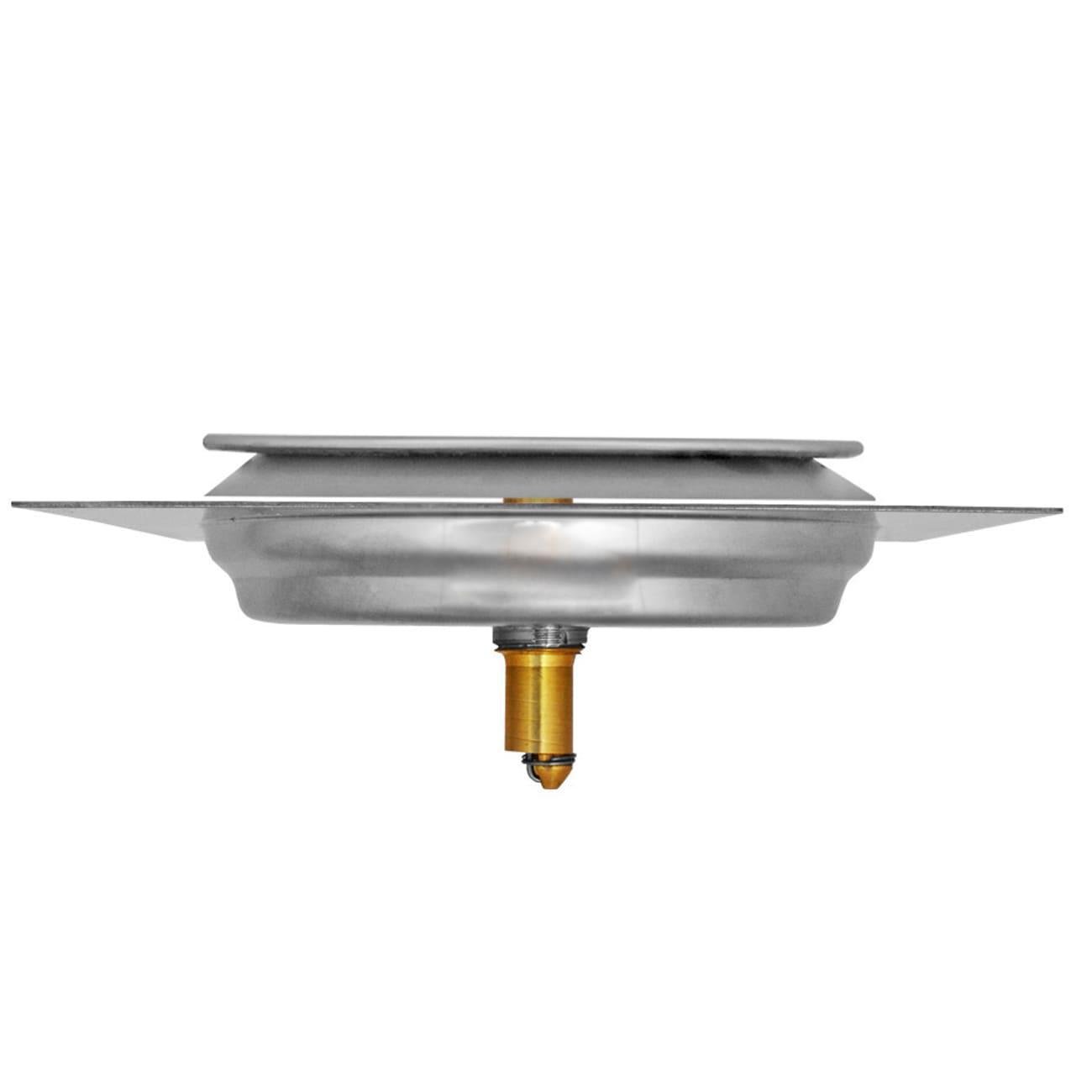Kit 06 Ralo Click Quadrado 15X15 Inox Veda Cheiro E Insetos - 4