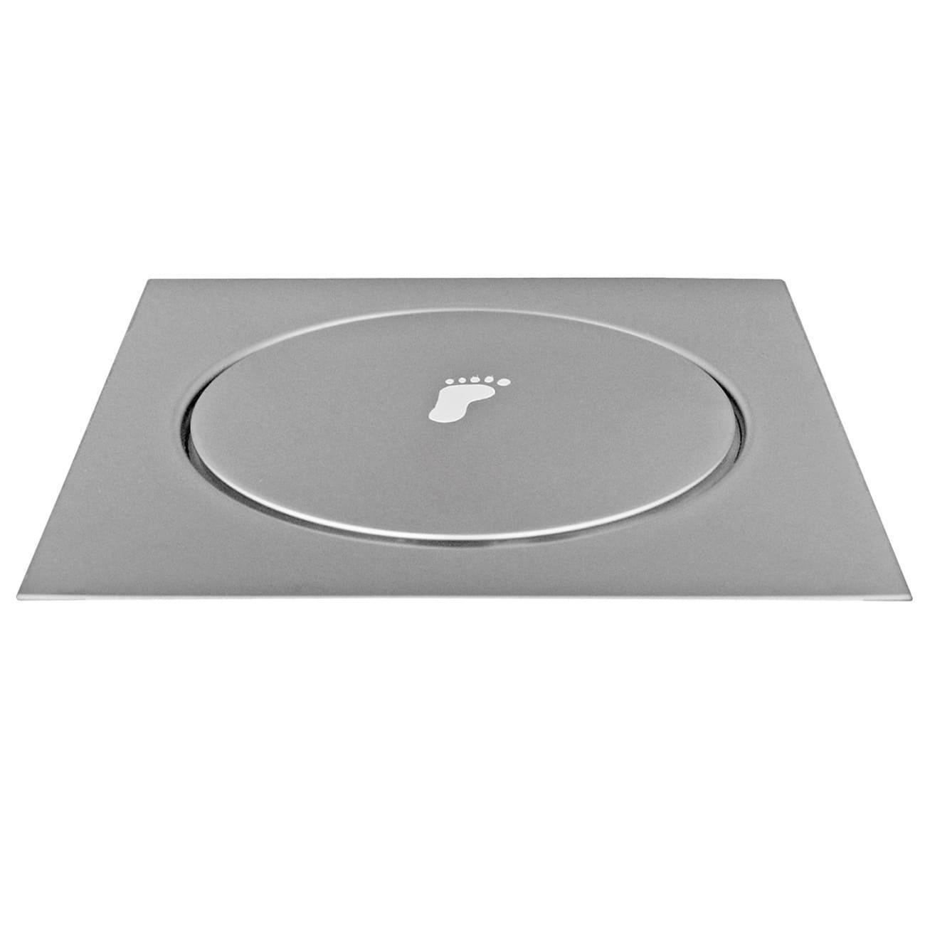Kit 06 Ralo Click Quadrado 15X15 Inox Veda Cheiro E Insetos - 6