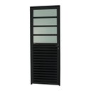 Ver imagem 1 de Porta de Cozinha Linha 25 Vidro Boreal 210cm x 80cm Brimak Abertura Direita Preto