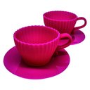 Ver imagem 1 de Jogo com 2 Xícaras em Silicone para Cupcake Culinário Prana