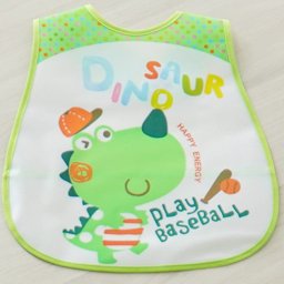 Babador Encanto para Bebê 45x28cm Dino Verde - 2