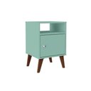 Ver imagem 4 de Mesa Lateral P/ Sala Rt3145 C/ 1 Porta Rustico - Movelbento