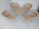 Ver imagem 3 de Conjunto Mesa e Cadeiras Jardim Área Externa Interna Piscinas Varandas Jogo Arlete D Fibra Sintética