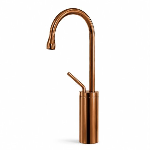 Torneira Monocomando Capri Rose Gold Aço Inox 304 Goldenx