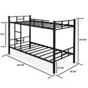 Ver imagem 2 de Beliche Navegantes Estilo Industrial Preto