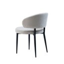 Ver imagem 2 de Cadeira Tina em Aço Carbono: Conforto e Elegância para Sua Sala de Jantar Tolle Móveis Tn101