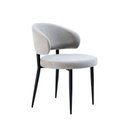 Ver imagem 1 de Cadeira Tina em Aço Carbono: Conforto e Elegância para Sua Sala de Jantar Tolle Móveis Tn101