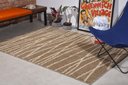 Ver imagem 1 de Tapete para Sala 2,00m x 2,50m Antiderrapante Pelo Baixo Design Oásis - Design Trigo