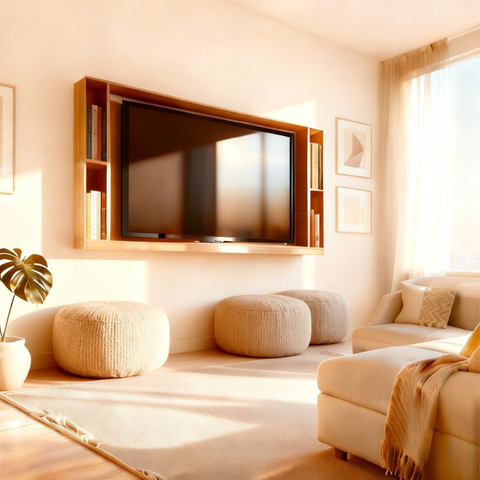 Estante Grande Luxo para TV até 60" 184cm Byhouse
