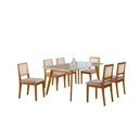 Ver imagem 2 de Sala de Jantar de 6 Lugares Slim Pequim com Mesa e Cadeiras Madeira Maciça Móveis Mundial