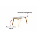 Ver imagem 5 de Sala de Jantar de 6 Lugares Slim Pequim com Mesa e Cadeiras Madeira Maciça Móveis Mundial