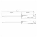 Ver imagem 2 de Chaira Tramontina em Aço Carbono Cromado e Cabo Castanho Polywood Tramontina