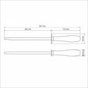 Ver imagem 4 de Chaira Tramontina em Aço Carbono Cromado e Cabo Castanho Polywood Tramontina