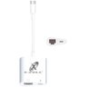 Adaptador ETHERNET USB-C RJ45 FLEX Branco - 1