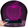 Luminária Led 3d Maça Fruta Abajur - Rosa - 1
