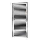 Ver imagem 1 de Porta de Alumínio 210x86cm Anodizado Brilhante Super Brimak