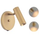Ver imagem 1 de Arandela Tubo Articulada Foco Dourada C/ Interruptor.:dourado