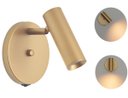 Ver imagem 1 de Arandela Tubo Articulada Foco Dourada C/ Interruptor.:dourado