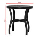 Ver imagem 7 de Jogo de Mesa com 2 Poltronas Cadeiras de Varanda Sacada Preto