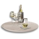 Ver imagem 2 de Base Giratória para Tampo de Mesa Vidro ou Madeira - 20cm