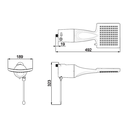 Ver imagem 5 de Chuveiro Ducha Elétrico Quadrado Branco Loren Shower 4t:220v/7500w