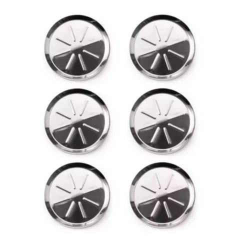 Kit Porta Copos Descanso Aço Inox 6 Unidades Mesa Balcão:inox