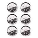 Ver imagem 1 de Kit Porta Copos Descanso Aço Inox 6 Unidades Mesa Balcão:inox