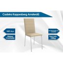 Ver imagem 2 de Sala de Jantar Completa Duina C/ Tampo de Madeira 160cm e 6 Cadeiras Amsterdã Niquel/freijo -