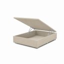 Ver imagem 5 de Base Cama Box Casal com Bau 1,38x1,88 Mts Valentina Vilajo: Suede Bege