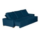 Ver imagem 7 de Sofá Modular 6 Lugares 3.05M Retrátil E Reclinável Azul