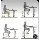 Ver imagem 5 de Kit 2 Banquetas Gomos Cozinha Bar Regulagem Altura Bancada Preta