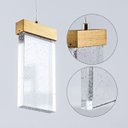 Ver imagem 3 de Pendente Lustre Waterfall Retangular C/ Led Multicor Lus-12 St3136