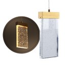 Ver imagem 1 de Pendente Lustre Waterfall Retangular C/ Led Multicor Lus-12 St3136