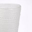 Ver imagem 2 de Conjunto de 6 Copos de Vidro Branco com Bolhas 385ml