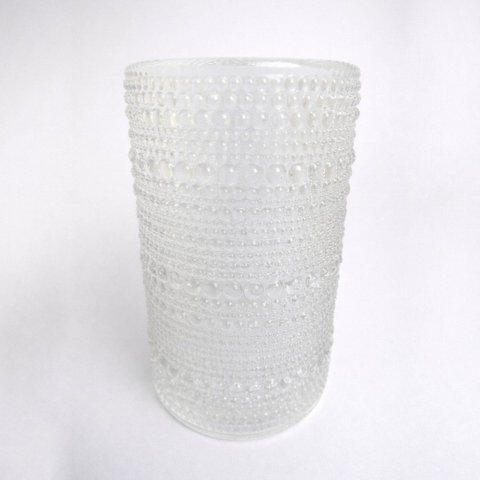 Conjunto de 6 Copos de Vidro Branco com Bolhas 385ml