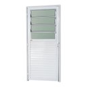 Ver imagem 1 de Porta de Alumínio Basculante 210x86cm com Vidro Boreal Super Brimak Abertura Direita
